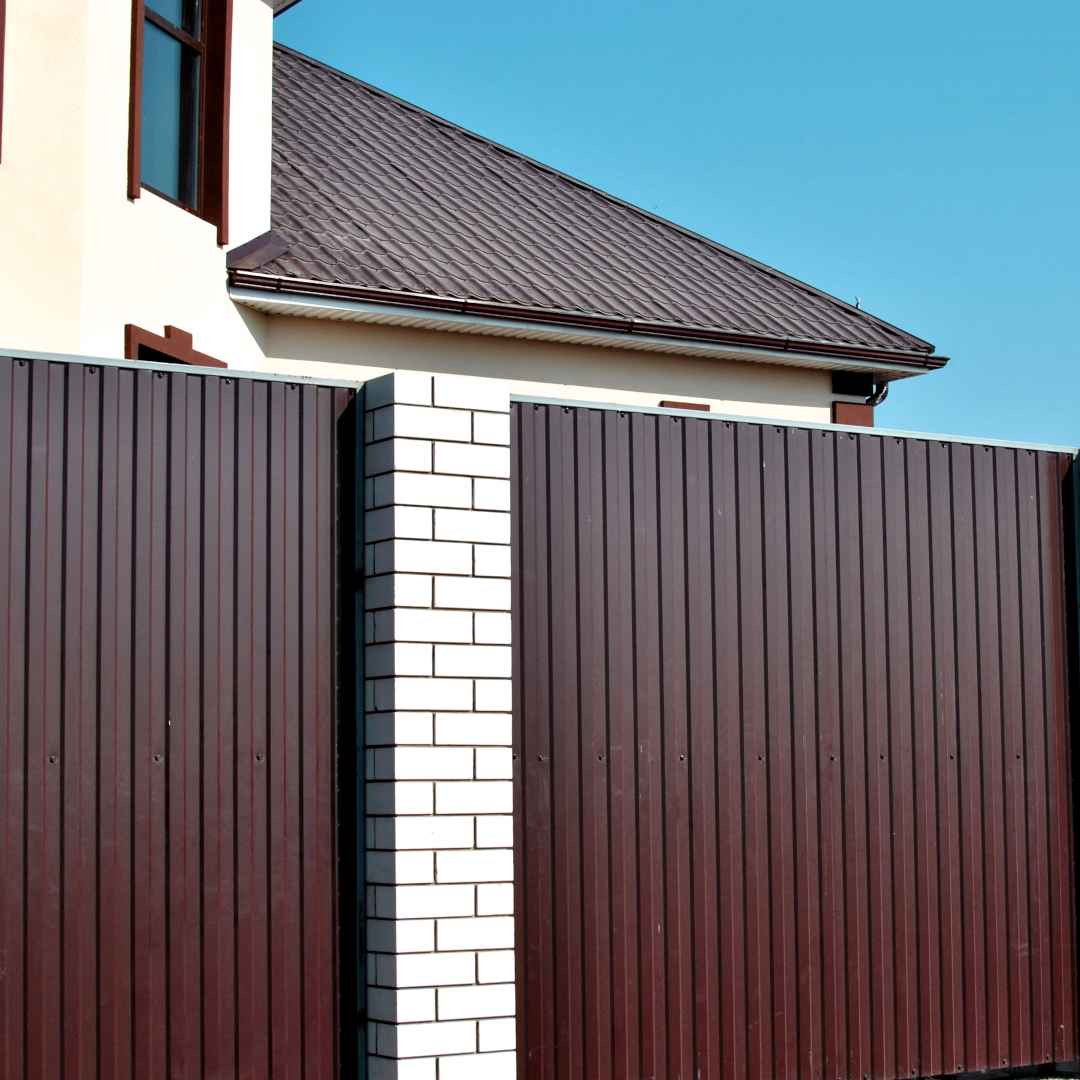 Забор из профнастила